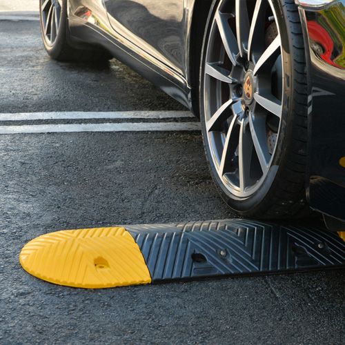 The Pros of Rubber Speed Bumps